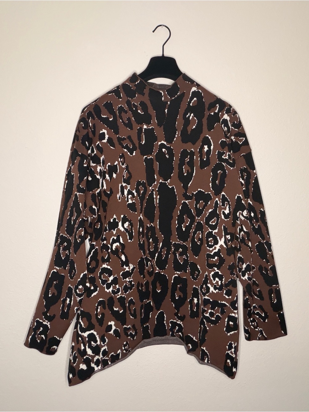 Brown Leopard Print Women's Sweater - (H&M Edition)